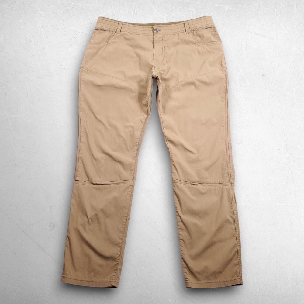 Kuhl Radikl Exoskeleton Hiking Pants Men 40x32 Brown Stretch Comfort Gorpcore - Picture 1 of 12